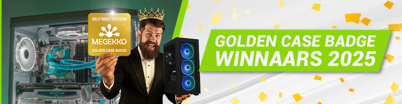 Winnaar golden case badge 2025